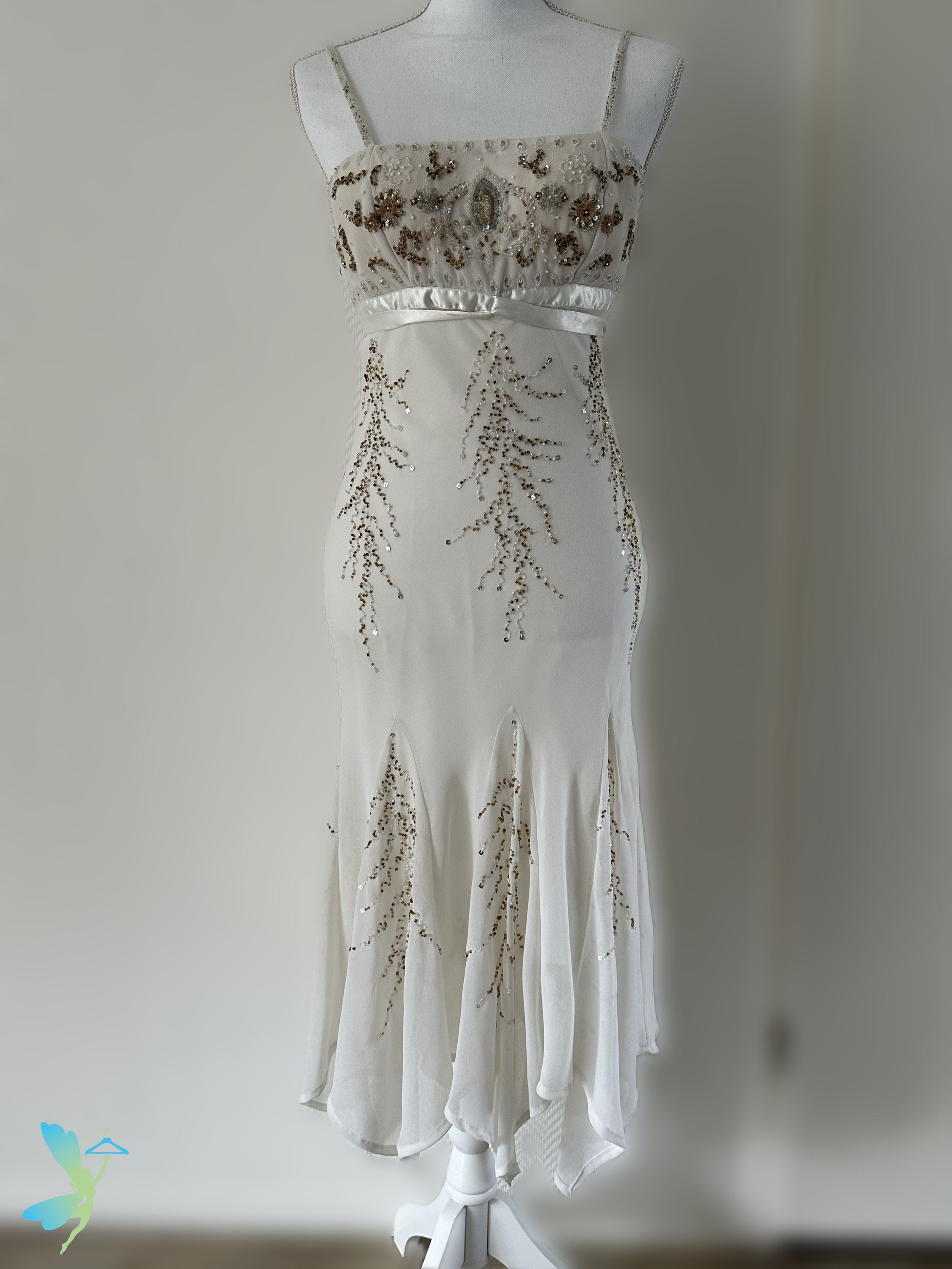 Ivory Stardust Dress - XS