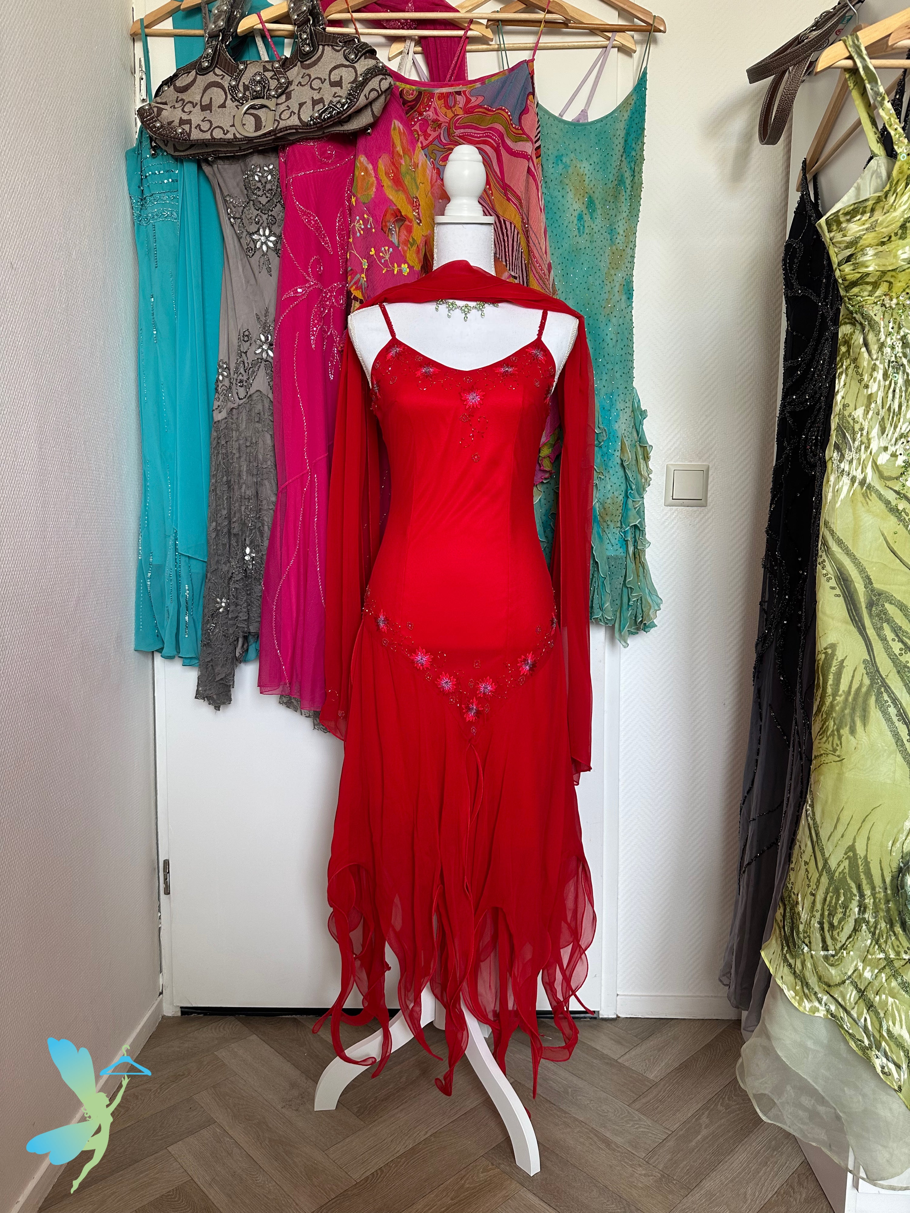 Scarlet Siren Dress - S/M