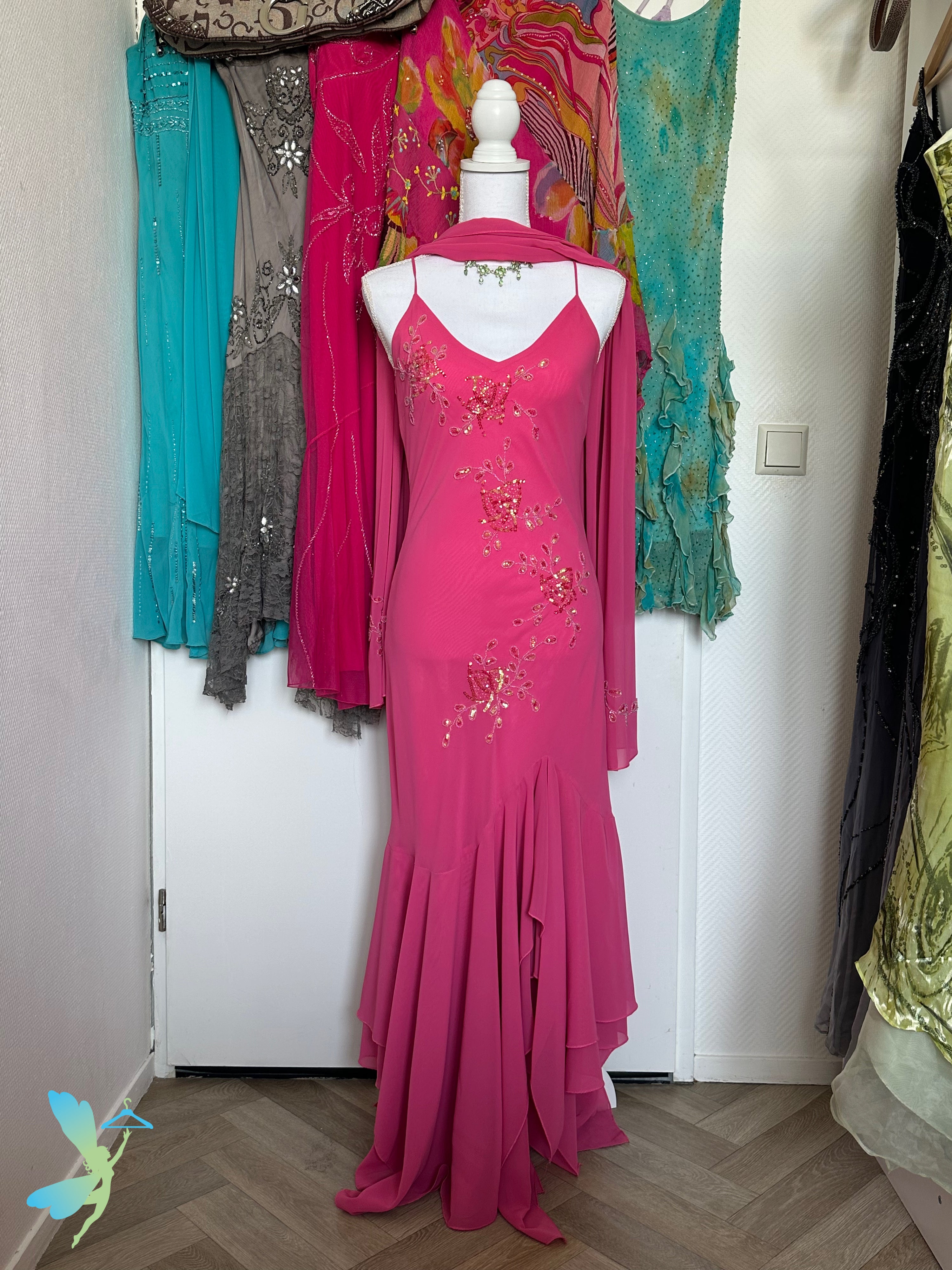 Pink Goddess Dress - M
