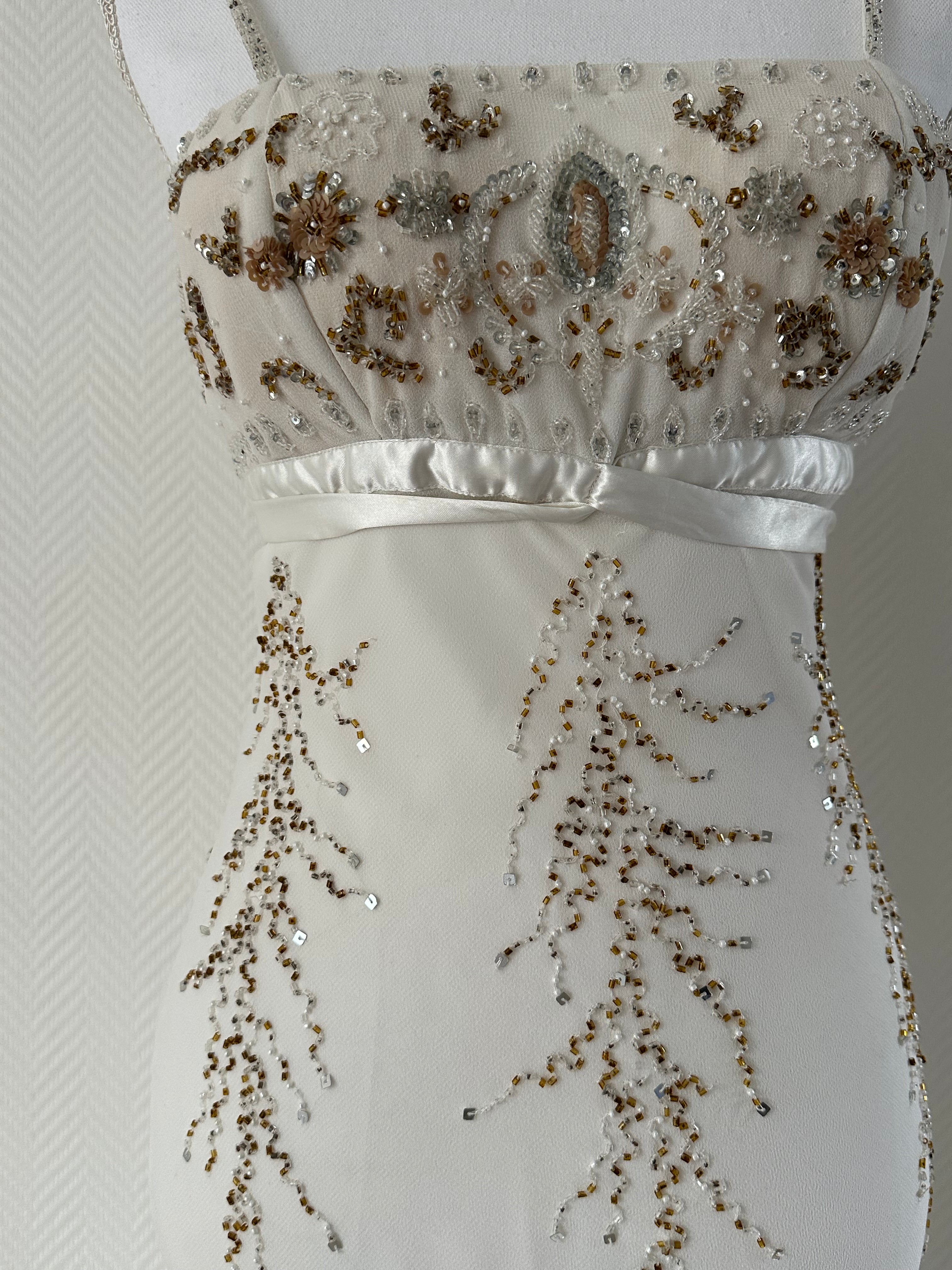 Ivory Stardust Dress - XS