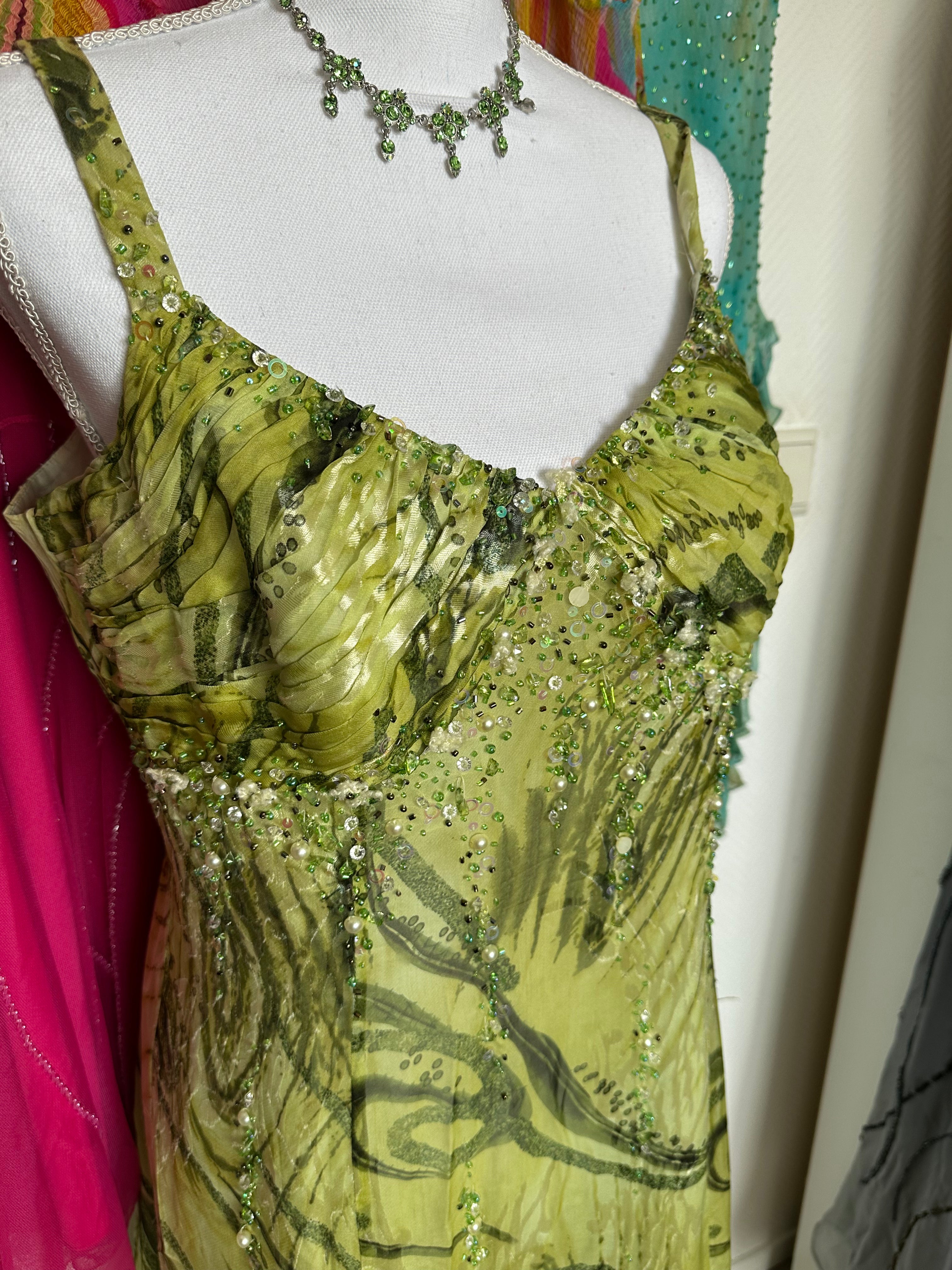 Emerald Whisper Dress - L