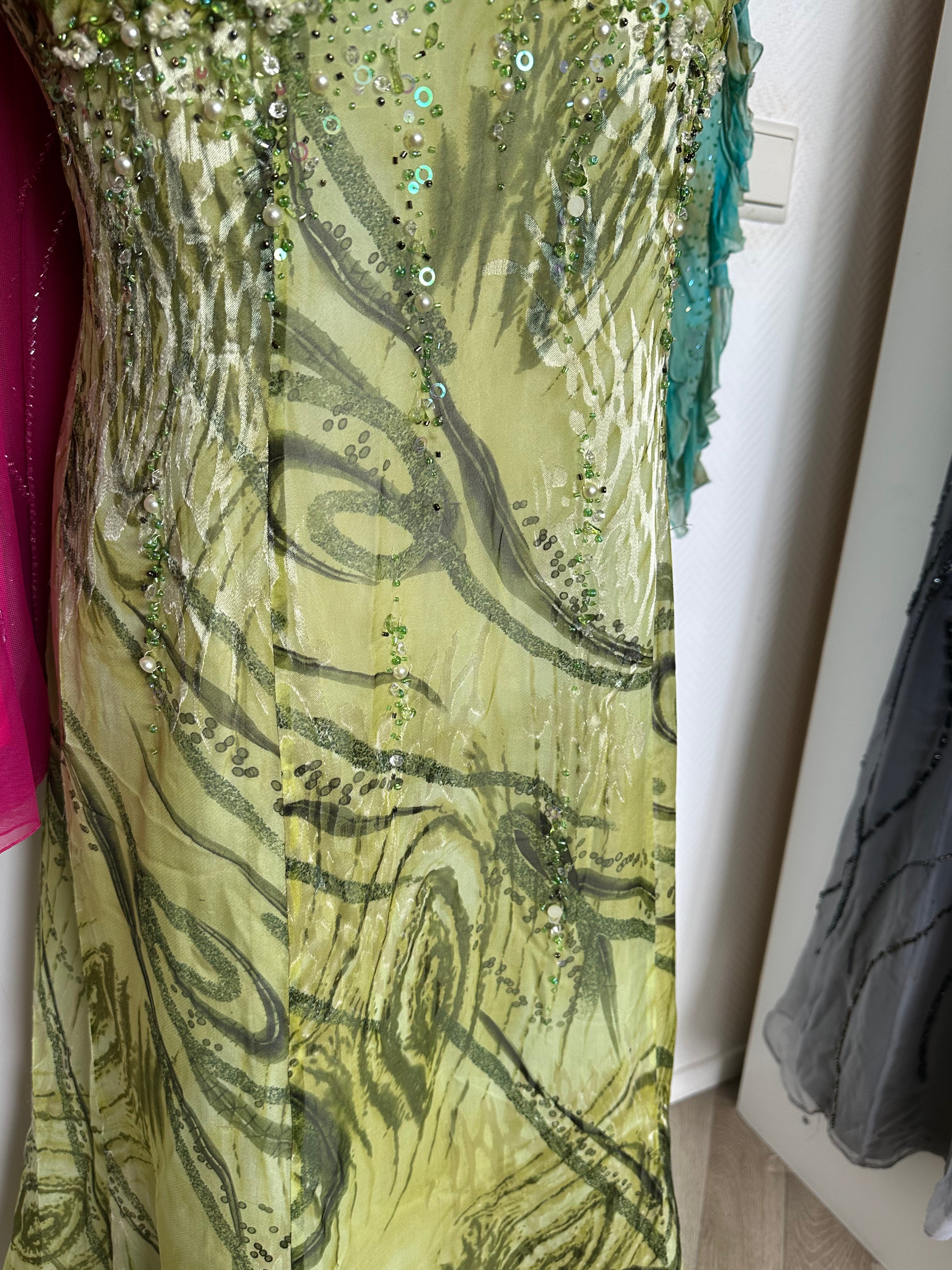 Emerald Whisper Dress - L
