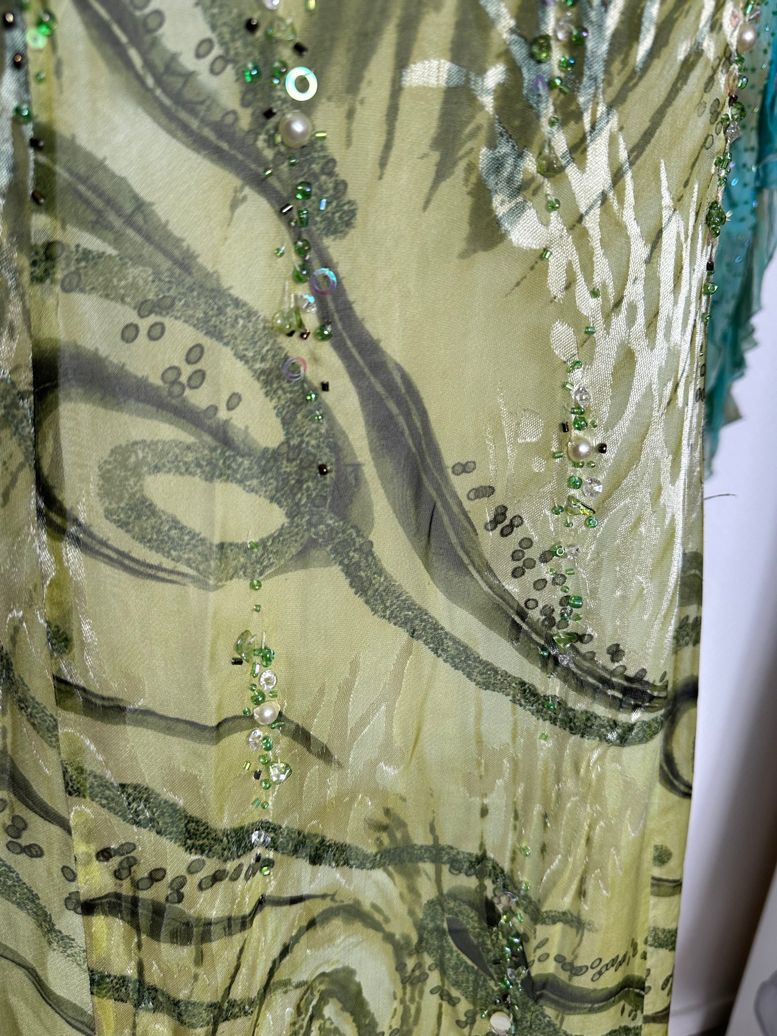 Emerald Whisper Dress - L