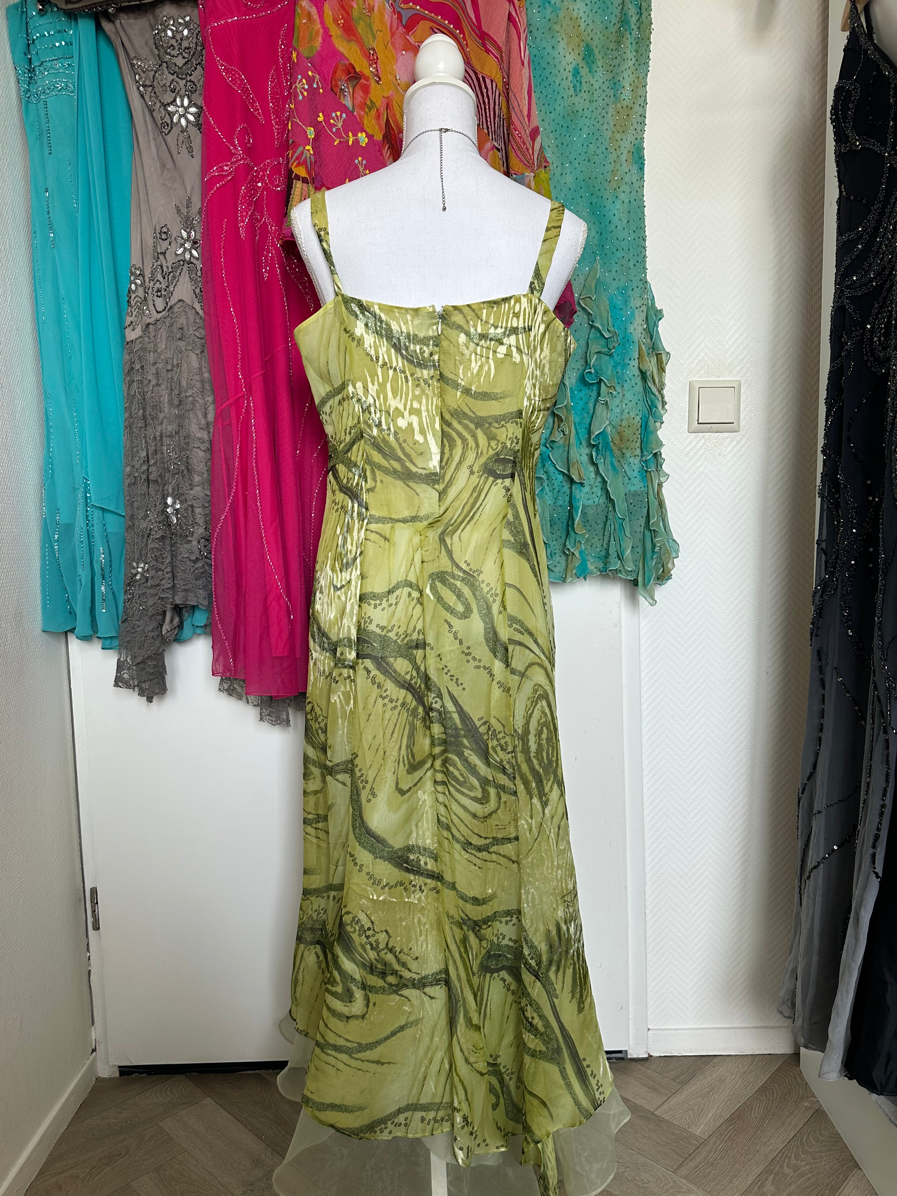 Emerald Whisper Dress - L