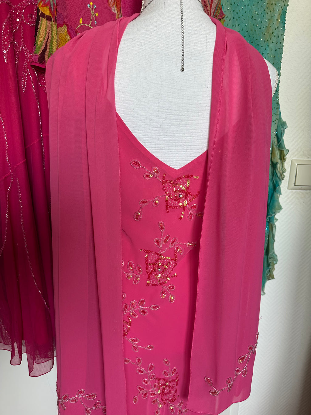 Pink Goddess Dress - M