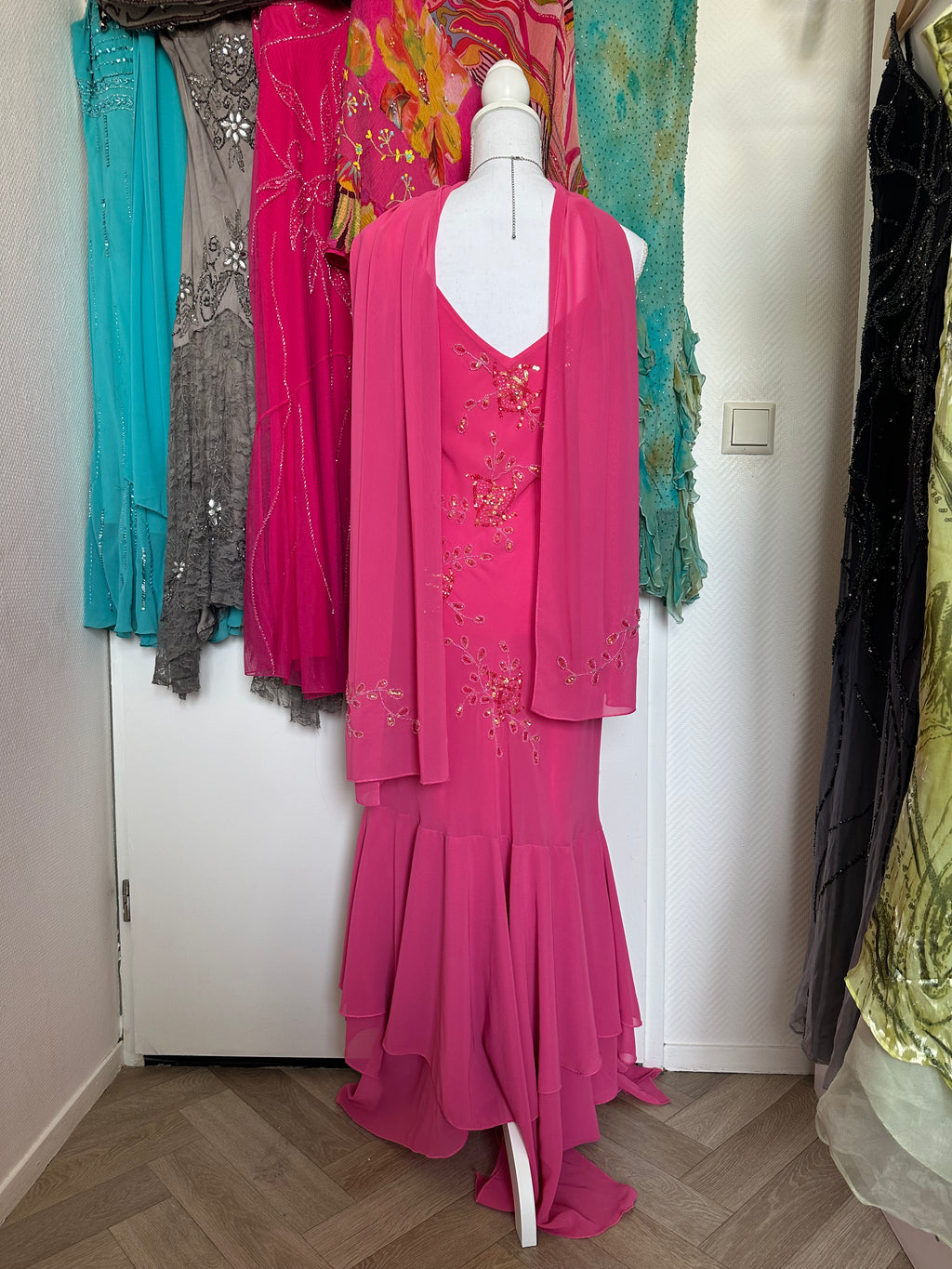 Pink Goddess Dress - M