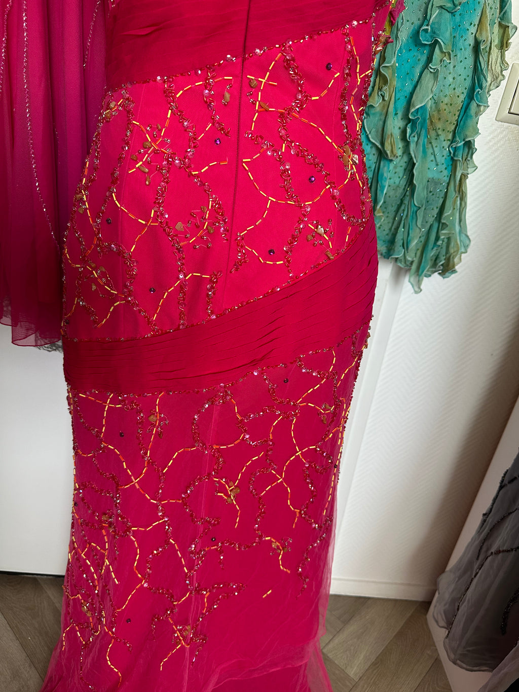 Royal Fuchsia Dress - M