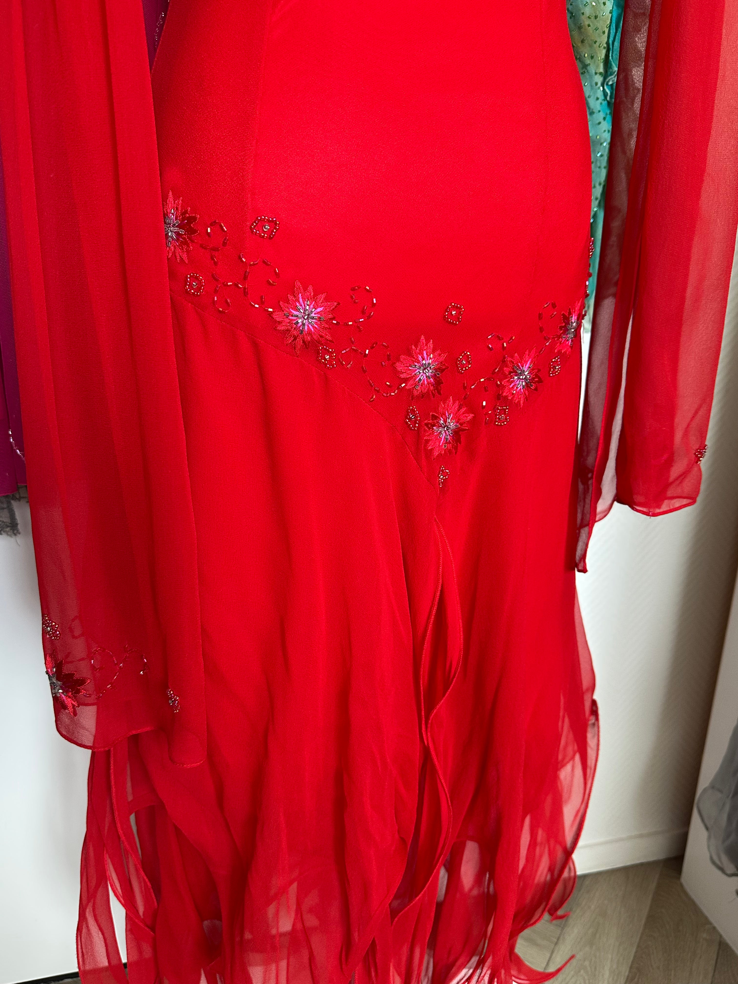 Scarlet Siren Dress - S/M